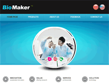 Tablet Screenshot of biomaker.net